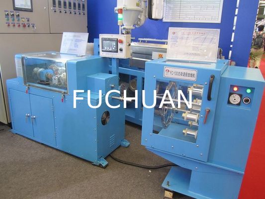 S Twist Copper Wire Double Twist Bunching Machine 2,2Kw Inverter Power Electromagnetic Brake