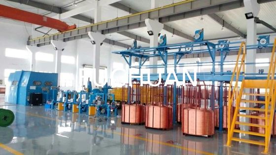 20Kgf γυμνό χαλκό καλώδιο Bunching Machine Διαμέτρου 1250mm Bobbin εξοπλισμό