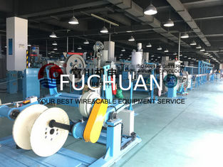 PU Fuchuan μηχανή εξώθησης PVC PE, ΕΚΤΌΣ ΤΟΥ ΠΕΔΊΟΥ ΌΡΑΣΗΣ γραμμή εξωθητών καλωδίων του BV για το καλώδιο Dia 520mm