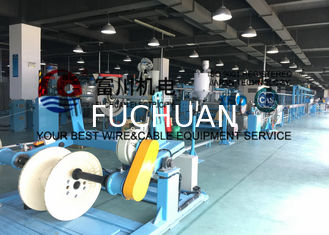 Μηχανή εξώθησης καλωδίων καλωδίων Fuchuan για το PVC που εξωθεί την αυτόματη γραμμή παραγωγής καλωδίων