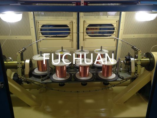 FUCHUAN 4000 Twist Copper Wire Bunching Machine Ενεργοποίηση με οθόνη αφής 19 PC