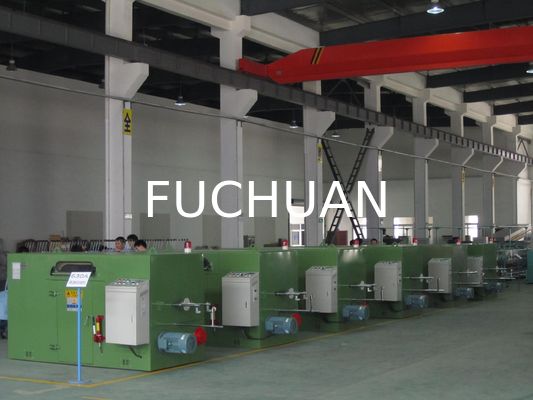 Μηχάνημα περιστροφής καλωδίων 7,5 Kw FUCHUAN 2,5 Kgf Sky Blue Wire Buncher Εξοπλισμός