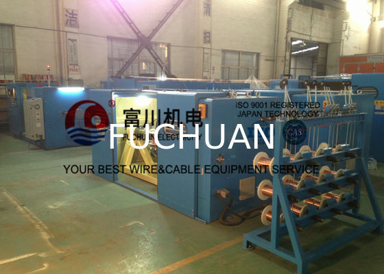 Υψηλής παραγωγικότητας Χάλκινο Σύρμα Bunching Machine Twist 19 Pcs Wires One Time