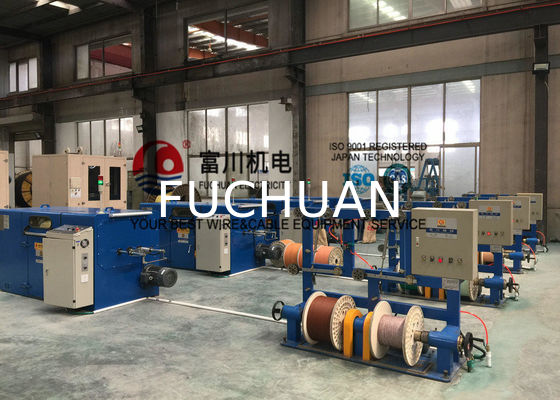 Οθόνη αφής Double Twist Buncher 3000 Rpm Core Wire 500 Take Up Bobbin