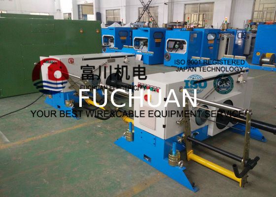 Active Double Shaft Pay Off Machine Double Twist Buncher 1,5kw Sky Blue 630