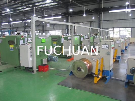 0.05-2.52mm κονσερβοποιημένο σύρμα χαλκού Double Twisting Stranding Making machine