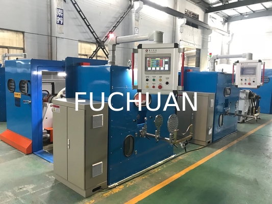 0.05-2.52mm κονσερβοποιημένο σύρμα χαλκού Double Twisting Stranding Making machine