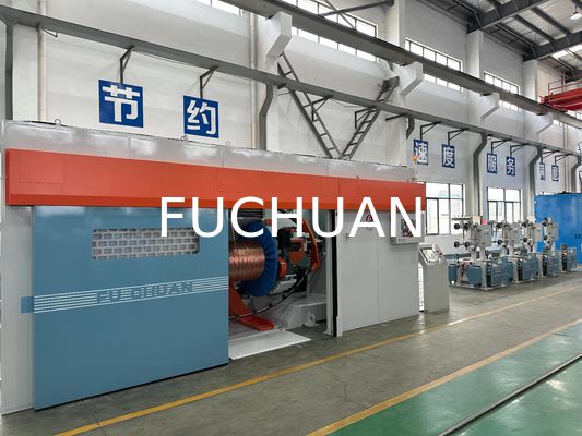 Ηλεκτρονικές θέσεις Fuchuan High Speed ​​Double Twisting Stranding Machine Bunching σύρματα από χαλκό