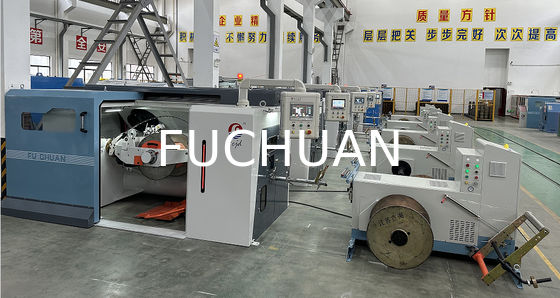 Φουτσούαν υψηλής ταχύτητας διπλή στροφή Stranding Machine Buncher με ηλεκτρονικά πεδία