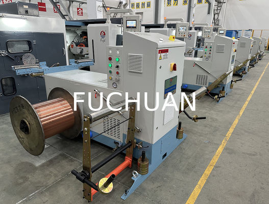 Αλουμινένιο σύρμα Χαλκό σύρμα Διπλό Twist Buncher Machine 380V τάση για ομαλή λειτουργία