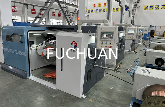 Αλουμινένιο σύρμα Χαλκό σύρμα Διπλό Twist Buncher Machine 380V τάση για ομαλή λειτουργία