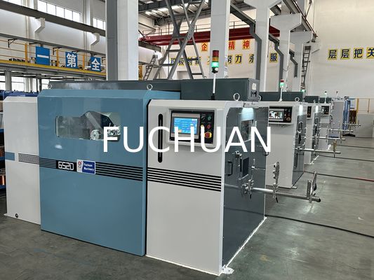 Κονσερβοποιημένο σύρμα Stranding Copper Wire 630 Double Twist Bunching Machine Fuchuan