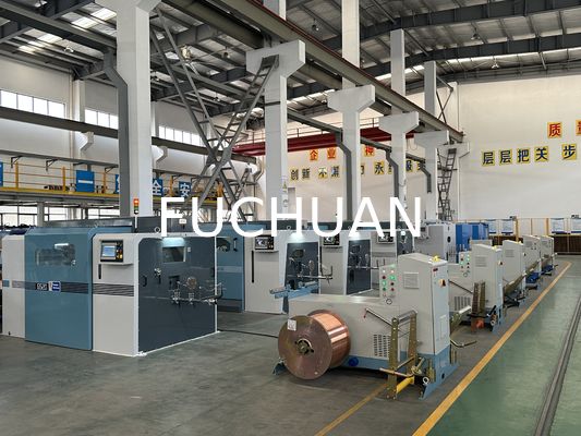 Κονσερβοποιημένο σύρμα Stranding Copper Wire 630 Double Twist Bunching Machine Fuchuan