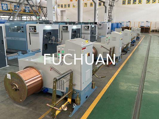Κονσερβοποιημένο σύρμα Stranding Copper Wire 630 Double Twist Bunching Machine Fuchuan