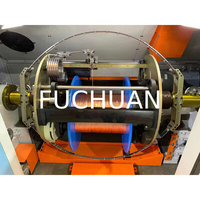 Μηχανή πλέξης χάλκινου σύρματος αριστερής και δεξιάς κατεύθυνσης συστροφής για εύκαμπτο μονωμένο σύρμα, εξασφαλίζοντας έλεγχο σφάλματος ενός δεκάχιλιοστού μέτρου